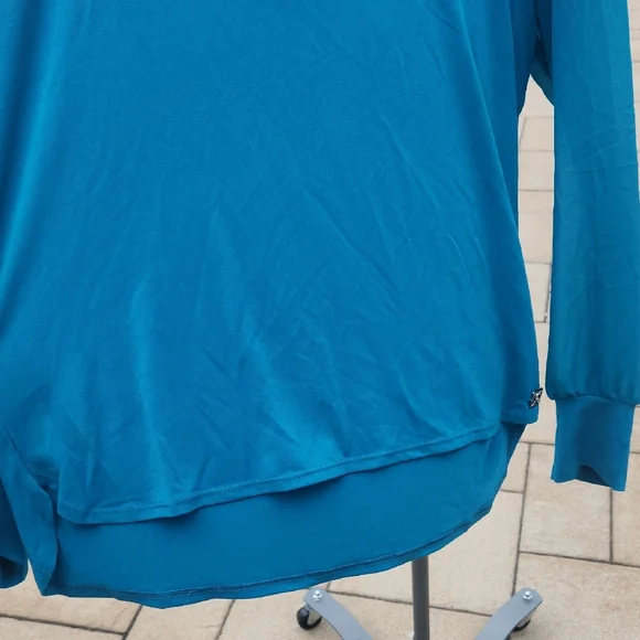 Calvin Klein Teal Blouse - Picture 16 of 16
